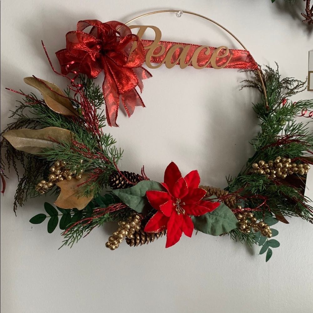 Christmas wreath Doorhanger